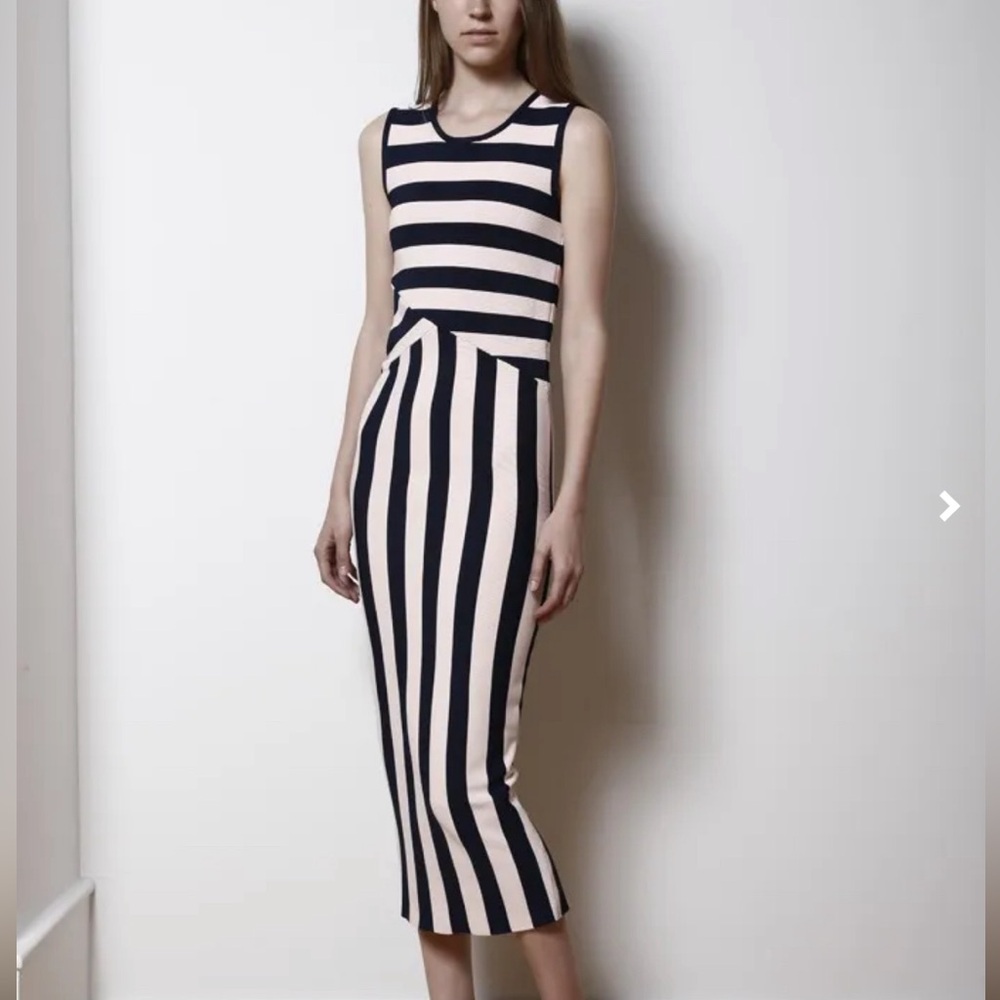 Timo Weiland Striped Midi Dress
